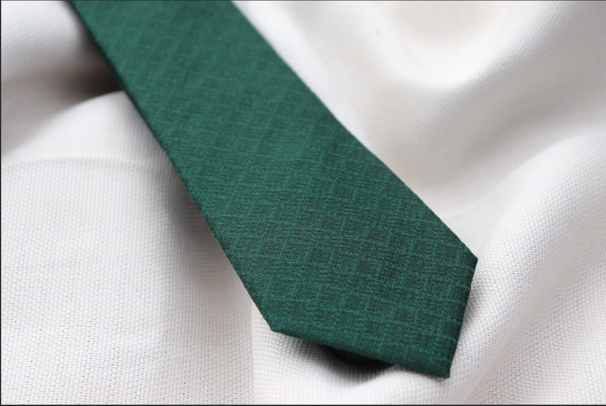 Green Woven Ties