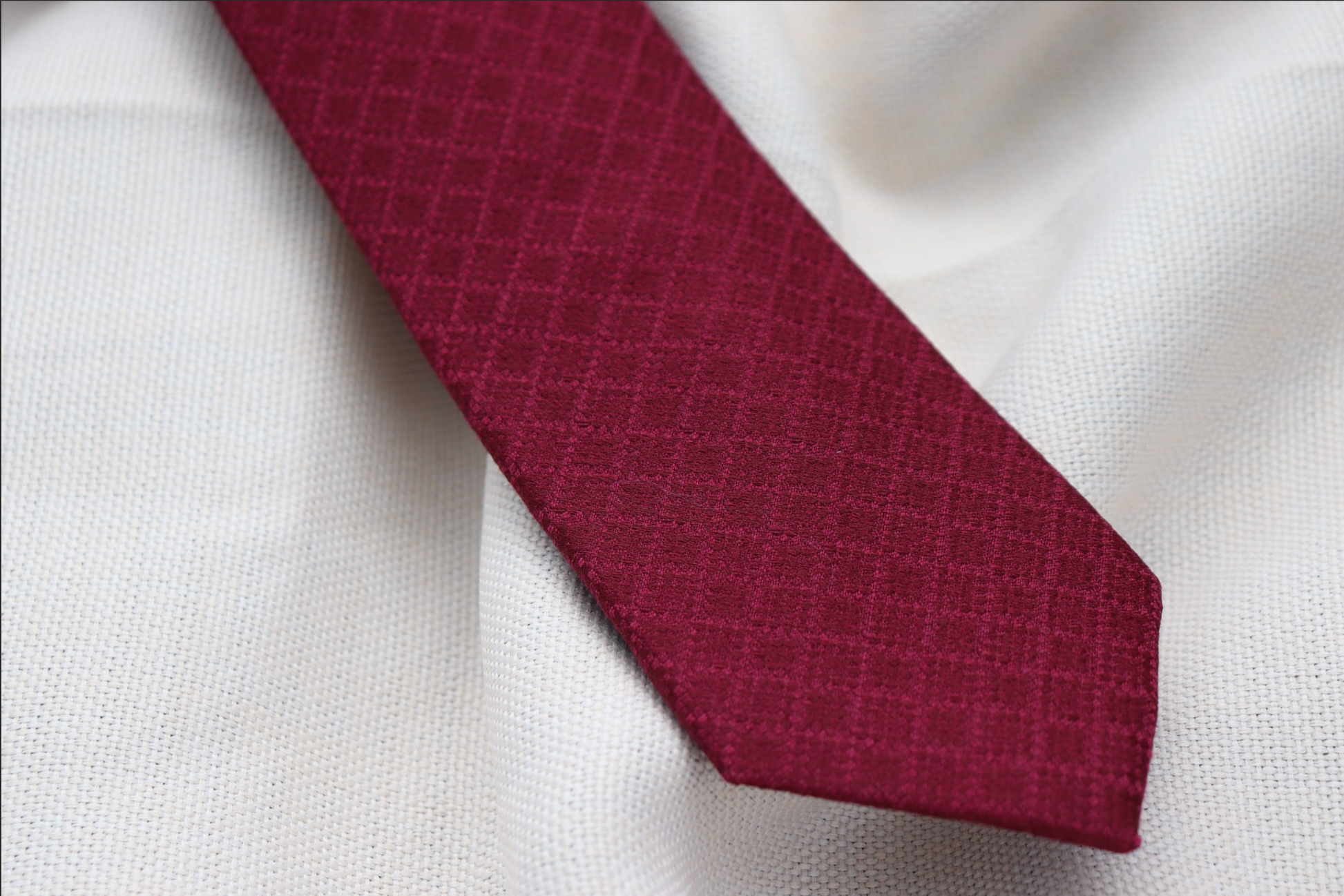 Burgundy Woven Ties